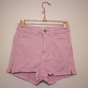 Ultra Soft Lavender 1/4 Zip and Shorts Set